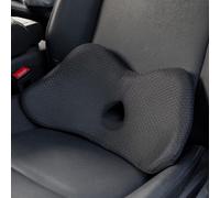 QYILAY Coussin Lombaire, Voiture Coussin De Soutien, Coussin Voiture Conducteur en Mousse à Mémoire de Forme Coussin Dos Voiture, Coussin Chaise Bureau, Coussin Siege Voiture.