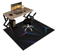 QYJBOUU Tapis Gaming Sol pour Chaises à roulettes, Tapis Protection Sol Chaise Bureau Gaming Antidérapant Tapis de Sol pour Bureau Plancher de Bois, Tapis de Protection en carrelage 120 x 140 cm