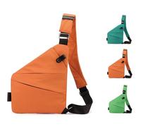 QYJLOFMVE Sac à bandoulière antivol, Sac de Voyage antivol pour Homme et Femme, Sac de Poitrine Multi-Poches, Sac à bandoulière, Sac de Voyage étanche pour vélo, Camping, randonnée