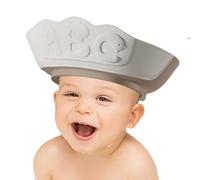 Qyljeiwred Bonnet de douche pour bébé | Bonnet de bain double couche - Bonnet imperméable réglable pour shampooing, lavage des cheveux, protection des yeux et des oreilles