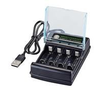 Qyljeiwred Chargeur de batterie AA | Chargeurs de batterie domestique intelligents Chargeur de batterie AA AAA - Chargeur de batterie alcaline individuel pour piles AA AAA