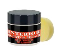 Qyljeiwred Cire de polissage pour intérieur de voiture | Baume de recoloration pour tableau de bord - 100 g de crème de rénovation automobile avec éponge pour conduite quotidienne, maison, taxi