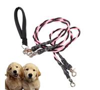 Qyljeiwred Grande Corde pour Chien, Laisse élastique, Double Corde | Accessoires Solides et Confortables pour Animaux de Compagnie pour Le Confort de la Plage en Plein air, Une Meilleure sécurité au