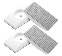 Qyljeiwred Protection murale pour barrière de bébé, pare-chocs muraux montés 4X, protection de sécurité antidérapante pour, kit de butée de porte à domicile, pour porte