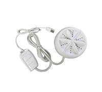 QYLJZB Mini machine à laver portable 3 en 1 Turbo à ultrasons avec USB, petite machine à laver pour maison, appartement, voyage d'affaires