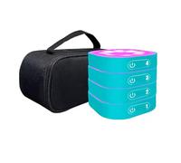 QYLTTDM Kit de réaction Flash Reflex, modules Lumineux LED d'entraînement cognitif, avec Fonction magnétique, pour entraîneurs, gymnases et entraînements individuels d'athlètes