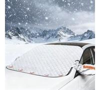 QYMIHQIGJ Couverture Pare Brise Voiture pour Cupra Born I 2021-2024, Magnétiques Anti Givre Neige Anti Glace Pare Soleil Repliable Bâche Voiture
