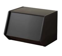 QYMLSH Étagère Extensible en Bois pour Bureau, Idéale pour Les Coins Et L'organisation De Votre Espace Travail | Convient Aux Bureaux, Dortoirs, Salons Cuisines (Marron)(Black,L)