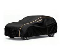 QYMLSH Housse De Protection Imperméable pour Forthing T5 Evo 2026 | 4600 x 1870 x 1720 mm Résistante Aux Rayures, Aux UV, Aux Intempéries Et À La Poussière, avec Fermeture Éclair(Black)