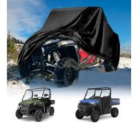 QYMOTO Housse pour UTV 2 Places, Compatible avec Polaris Ranger 570, RZR 900/1000, Honda Pioneer 500/700, Can am X3, Arctic Cat Side by Side Protection Contre Les intempéries, Coupe-Vent et