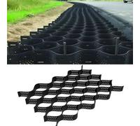 QYMYOZ Dalles de Gravier extérieures, 2 Dalles Profondes emboîtables pour allées, idéales pour Le Remplissage de Pierres, de Sable, de Terre ou de Boue. Tapis de terrasse pliabl