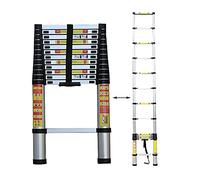 QYMYOZ Échelle télescopique Polyvalente en Aluminium, compacte et Robuste, pour loft d'ingénierie, pour Usage Domestique, Toit, Camping-Car, activités de Plein air, Charge 330 l