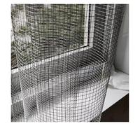 QYMYOZ Grillage en Acier Inoxydable pour volailles - Maille métallique de 10 mm pour la Protection des Plantes - 0,8 x 18 m - Grillage de sécurité pour rampes et escaliers - Rés