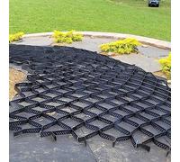 QYMYOZ Grilles Robustes pour allées de Gravier, Hauteur 5 cm, en polyéthylène Durable, idéales pour Les fondations d'abris de Jardin, Les allées et Les aménagements extérieurs.