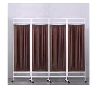 QYMYOZ Paravent médical à roulettes, séparateur de pièce Pliable et Roulant pour cloison de confidentialité intérieure, cloison temporaire pour Bureau/Salon de beauté/hôpital (c
