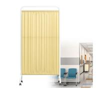 QYMYOZ Paravent médical Portable, séparateur Mural autoportant à roulettes, en Acier Inoxydable, Tissu Oxford, 1,8 m de Haut, Pliable et Mobile, pour Salon de beauté, Bureau, e
