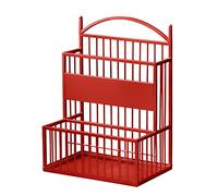 QYMYOZ Porte-Parapluie Double Couche en métal de Grande capacité avec Crochet et bac de Drainage, Organisateur d'entrée pour Bureau, 48 x 26 x 68 cm - Porte-Parapluie élégant et