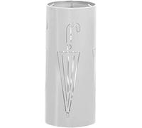 QYMYOZ Porte-Parapluie Moderne en métal Noir avec 3 Crochets et Base de Drainage pour Cannes, bâtons de randonnée et parapluies - Solution de Rangement élégante