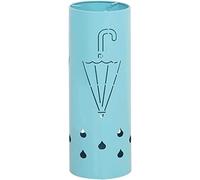 QYMYOZ Porte-Parapluie Moderne en métal Noir avec bac de Drainage, 3 Crochets pour Cannes, bâtons de Marche et bâtons de randonnée - Solution de Rangement élégante pour la maiso