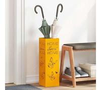 QYMYOZ Porte-parapluies en métal Jaune Moutarde, modèle Standard, modèle 868509