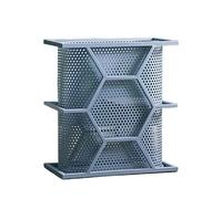 QYMYOZ Porte-parapluies, Porte-parapluies Ovale en métal pour entrée intérieure, avec Cadre Robuste, étagère de Rangement Autonome pour la Maison, Le Magasin, Le Porte-Parapluie