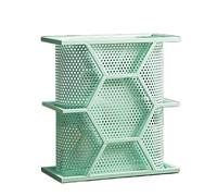 QYMYOZ Porte-parapluies, Porte-parapluies Ovale en métal pour entrée intérieure, avec Cadre Robuste, étagère de Rangement Autonome pour la Maison, Le Magasin, Le Porte-Parapluie