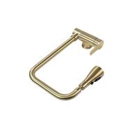 QYMYOZ Robinet d'évier de Cuisine Pliable avec fenêtre intérieure en Or brossé, mitigeur de Cuisine Pliable et Rotatif en Acier Inoxydable - Or brossé. La beauté Vient