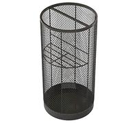 QYMYOZ Seau à Fleurs Rond en métal, Support de Parapluie à 2 Niveaux, Support de Parapluie Court pour Fleurs séchées, présentoir de Tubes d'art décoratif, Solution de décoration