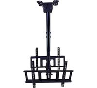 QYMYOZ Support TV Flottant, Support de Plafond Multifonction pour téléviseurs de 32 à 60 Pouces, Support TV télescopique réglable en Hauteur, Charge maximale de 110 LB.