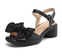 Qynthra Sandales À Plateforme Femme Talon Bloc Épais Bout Ouvert Bride Arrière Chaussures De Marche Décontractées pour Voyage Et Quotidien Design Léger Et Confortable,Noir,40 EU