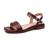 Qynthra Sandales de Marche Femmes Plates Bout Ouvert Été Confort