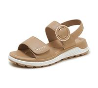 Qynthra Sandales Plateforme Confort Femme Bout Ouvert Slingback Sangle Réglable Absorption Chocs Décontracté Été Chaussures,Apricot,39 EU