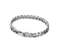 QYNZFAWO Bracelet en argent sterling S925 fait main, 7 mm/8 mm, style rétro cubain, style brut, personnalité, homme et femme, pur S925(20cm(7.9 inch),Wide 7MM)