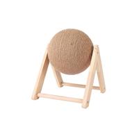 QYNZFAWO Compatible avec Les griffoirs en Bois for Chat, Griffes, épées, Cordes de Chanvre, Planches, Cadres d'escalade, Jouets, poteaux durables,(Triangle Medium)