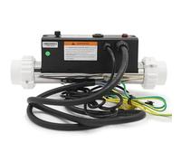 QYOEGSQ Chauffe-Piscine, Thermostat électrique 1/1,5/2/3 KW, kit de Chauffage de Baignoire Universel en Ligne, Chauffe-Baignoire Portable, for Spa, baignoires et piscines Hors Sol.(1.5Kw)