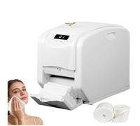 QYOEGSQ Distributeur de Serviettes Chaudes for Le Visage,Chauffe-Serviettes Automatique avec Double Usage Chaud/Froid,contrôle Intelligent la température de 50 à 60°C,Chauffe-Serviettes jetable(A)