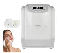 QYOEGSQ Distributeur de Serviettes Chaudes for Le Visage,Chauffe-Serviettes Automatique avec Double Usage Chaud/Froid,contrôle Intelligent la température de 50 à 60°C,Chauffe-Serviettes jetable(B)