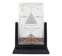 QYOEGSQ Tableau de Galton de Bureau, modèle de démonstration de probabilité avec Courbe en Cloche, Outil expérimental de démonstration de Loi statistique Efficace, for Distribution aléatoire