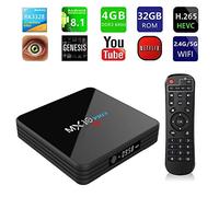 Qyoung X88 PRO Android 10.0 4K Ultra HD TV Box avec Télécommande, 4 Go de RAM 32 Go ROM USB 3.0 WiFi BT4.0 HD RK3318 Quad Core Internet