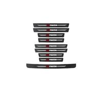 QYPLKJHG Protection Seuil de Porte de Voiture pour Mazda Kai, Voiture Plaques Seuil Porte Autocollant en Cuir de Fibre de Carbone Plinthes pour Auto,9pcs