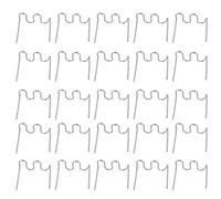 Qyrugcxs 1000 PièCes SéRies 0.6Mm Agrafes Chaudes pour Agrafeuse Chaude RéParation en Plastique Agrafes de Vague de Pare-Chocs RéParation de Carrosserie 0.6Mm Agrafes de Vague S