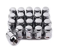 Qyrugcxs 20 éCrous de Roue 14 X 1,5 - éCrou de Roue 19 Mm de 3,3 Cm de Haut éCrous Hexagonaux ChroméS 3/4 Pouces, Pour 1500 1999-2021