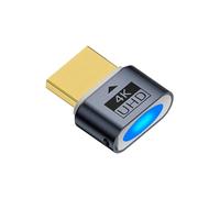 Qyrugcxs Adaptateur D'Affichage sans Tête D'Affichage HDTV 4K Virtuel Prenant en Charge la Résolution Maximale 1080P@60Hz/120Hz 4K@60Hz
