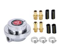 Qyrugcxs Kit de Régulateur de Pression de Carburant Réglable Universel 1-6 PSI pour Moteur à Carburateur