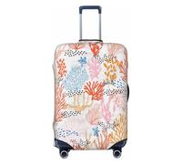 QYUHBNS Housse de valise élastique avec imprimé récif corallien, lavable, légère, tendance (S-XL), Noir , M