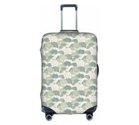 QYUHBNS Housse de valise légère et résistante à la poussière avec imprimé Lily Pads Noir, blanc, XL, Classique