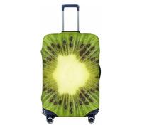 QYUHBNS Kiwi Slice Housse de valise élastique lavable, légère, tendance (S-XL), Noir , L