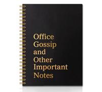 QYUVK Carnet de notes à spirale vierge de 160 pages - Cadeau amusant et sarcastique pour collègue, patron, cadeau d'adieu pour collègue de travail