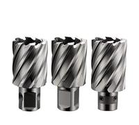 QywUi Foret HSS-E annulaire Cutter Trou scie Noyau Foret pour perceuse magnétique 12-60mm x 25mm Universel/Weldon/Fein Tige Rapide Ensembles de forets (Color : Weldon Shank, Size : 12x25)