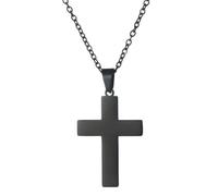 QYYZTHX Accessoires Sterling Silver Minimalic Crucifix Men, croisez avec Jésus Dessus - Choker Crucifix Pendant for Men, Jésus Cross for Christmas Thanksgiving S